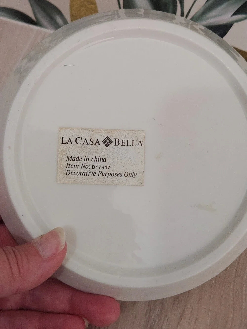 La Casa Bella Black & Gold Pineapple 
